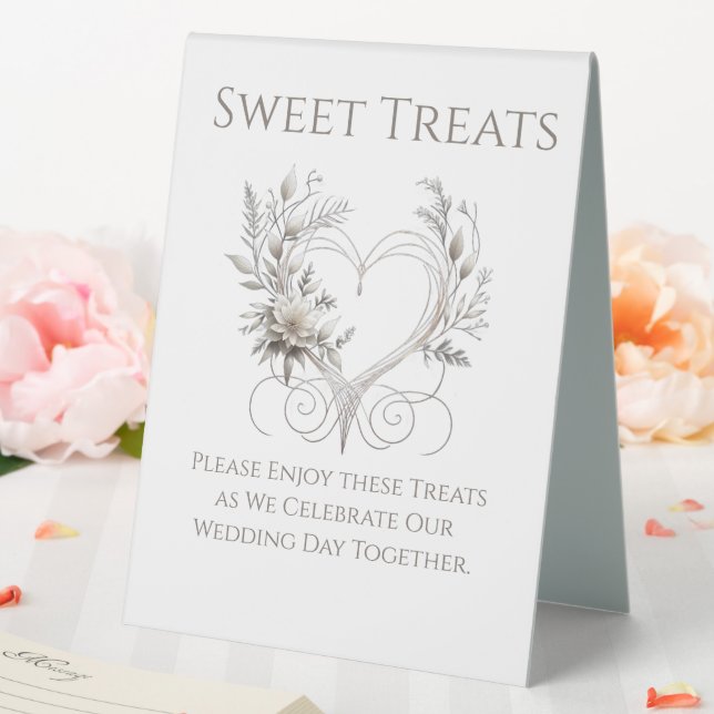 Fleurs de signes mariages de friandises avec un co (In SItu (Mariage))