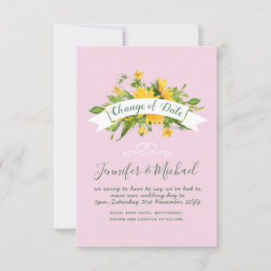 Fleurs de soleil Changement de date Plans de repor