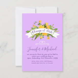 Fleurs de soleil Changement de date Plans de repor