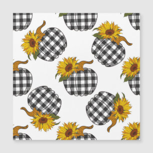 Fleurs de soleil, citrouille plaid, décoration de 