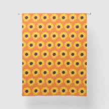 Fleurs de soleil colorées Orange Jaune coque ipad