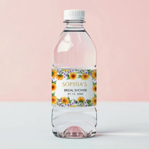 Fleurs de soleil rustiques et Étiquettes de lavand