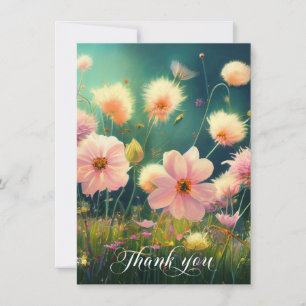 Fleurs de sympathie en MERCI de champ