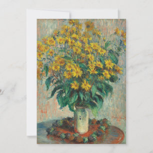 Fleurs de topinambour de Claude Monet