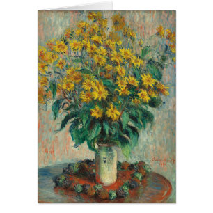 Fleurs de topinambour par Claude Monet
