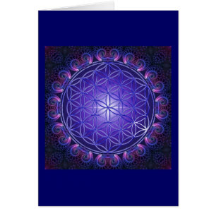 FLEURS DE VIE / Blume des Lebens Mandala I Carré