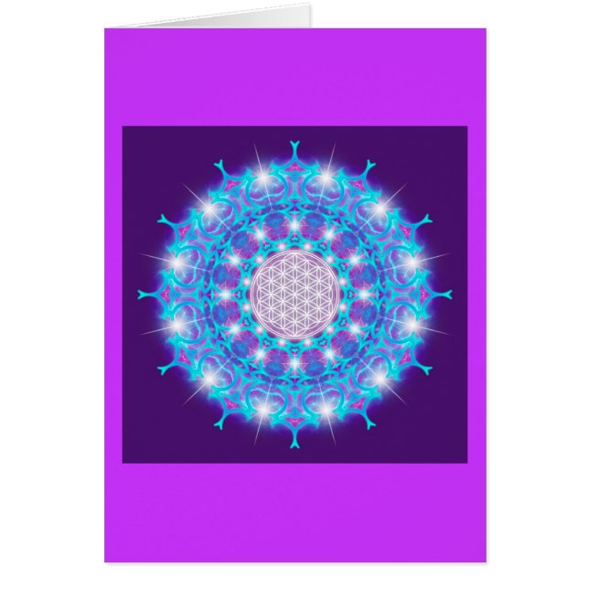 FLEURS DE VIE/Blume des Lebens Stars Mandala (Devant)