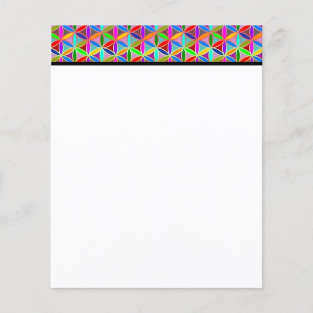 FLEURS DE VIE - gradients multicolores motif (Devant)