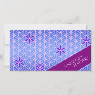 FLEURS DE VIE - motif rose violet