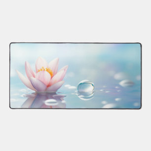 Fleurs d'eau de galets paisibles