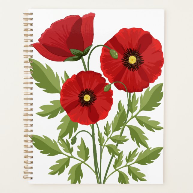 Fleurs d'été joyeuses floraison de pavot (Devant)