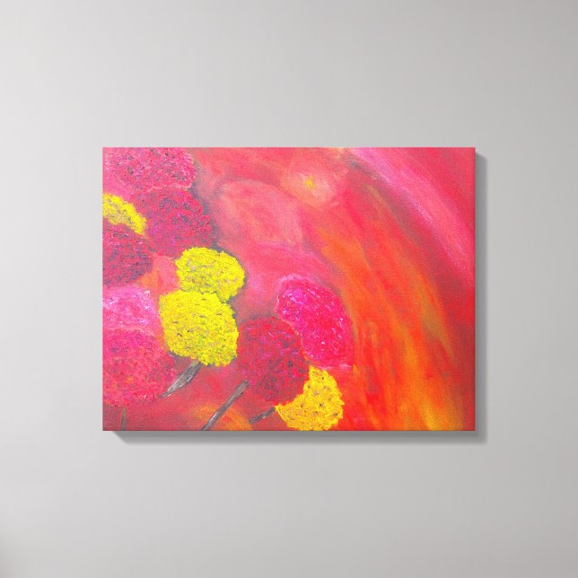 Fleurs d'hiver 16x20 toile enveloppée (Recto)