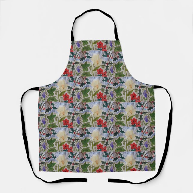 Fleurs d'hiver et tablier creux (Recto)