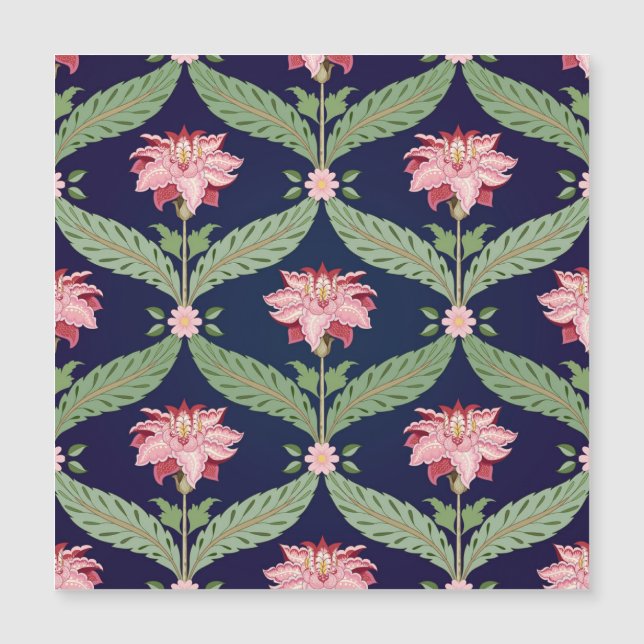 Fleurs d'Imaginaire : Motifs indiens foncés (Devant)