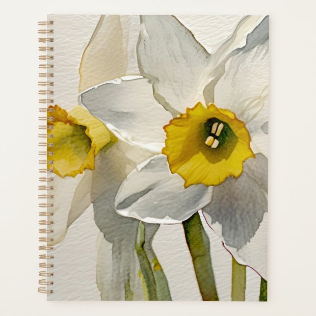 Fleurs d'Iris Aquarelle Modernes (Devant)
