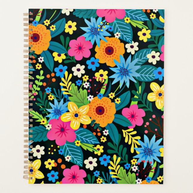 Fleurs Ditsy Vibrantes Motif Floral-43785 (Devant)