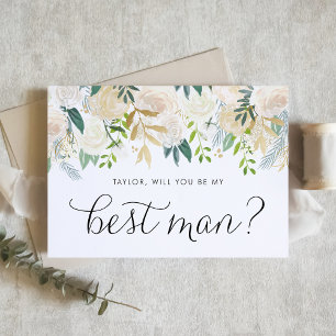 Fleurs D'Ivoire Douce Serez-Vous Mon Meilleur Homm