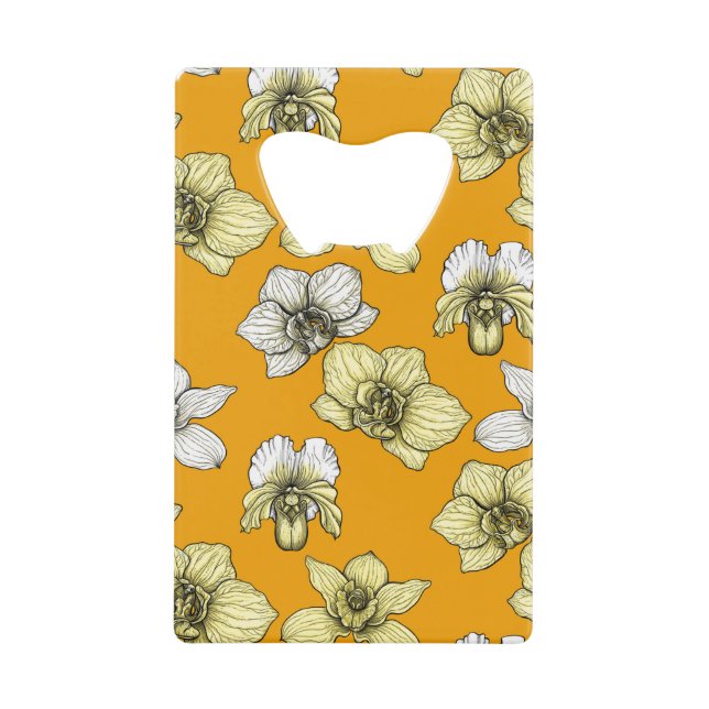 Fleurs d'orchidées jaune et blanc (Devant)