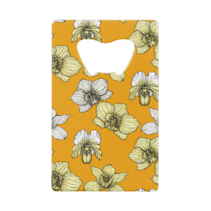 Fleurs d'orchidées jaunes et blanches