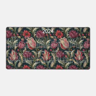 Fleurs du calendrier 2024 Motif Arrière - plan flo