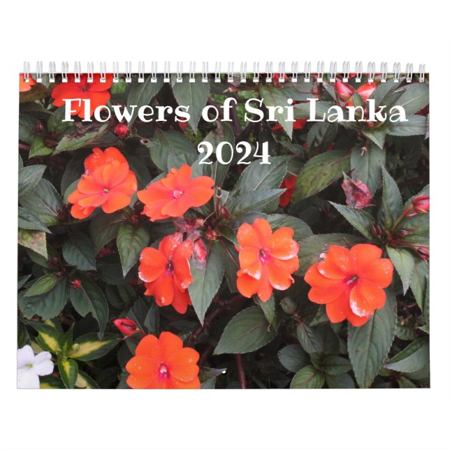 Fleurs du calendrier Sri Lanka 2025 (Protection)