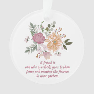 Fleurs élégantes, Un Ami est...