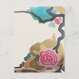 Fleurs en aquarelles ~ Carte postale / Invitations