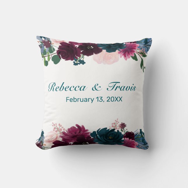Fleurs en Fleur - Coussin Carré (Recto)