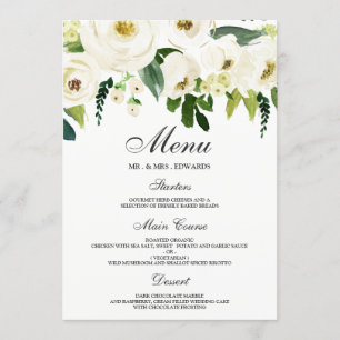 Fleurs en fleurs blanches Menu Toutes les occasion
