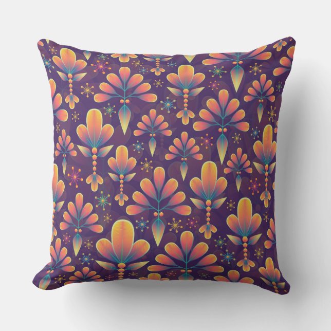 fleurs en fleurs en coussin extérieur (Recto)