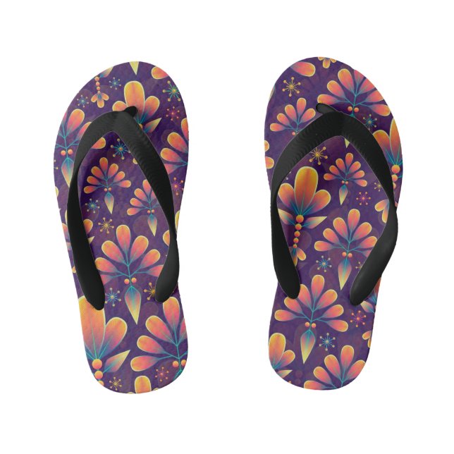 fleurs en fleurs tongs pour enfants (Semelle)