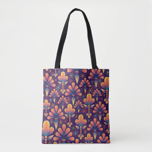 fleurs en sac fourre-tout fleuri (Devant)