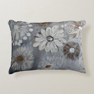 Fleurs En Style Coussin Accent