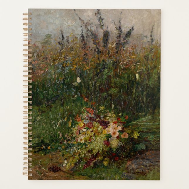 Fleurs estivales du terrain (Devant)