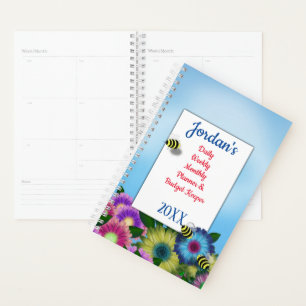 Fleurs et abeilles Budget quotidien