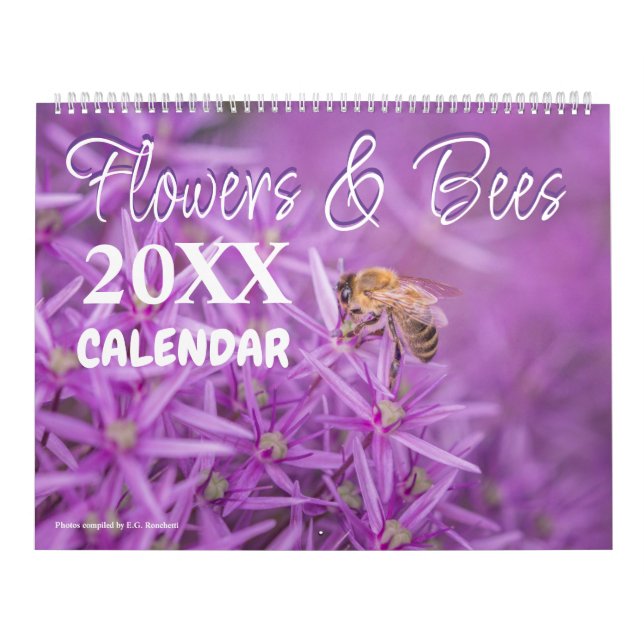 Fleurs et Abeilles Calendrier Floral Nature 2027 (Protection)