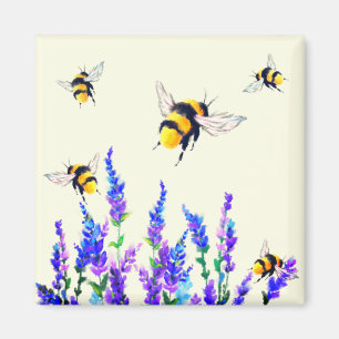 Fleurs et Abeilles Magnet Spring
