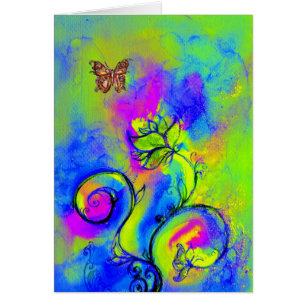 FLEURS ET BUTTERFLITS BLANCS