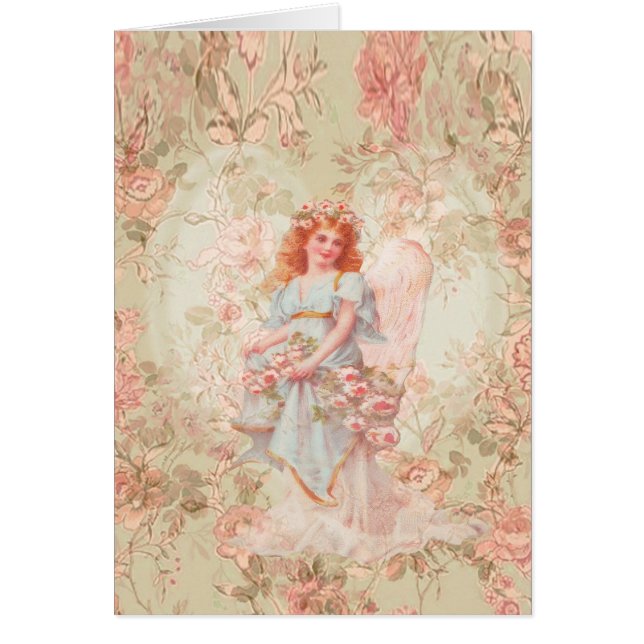 Fleurs et collage de cru d'ange (Devant)