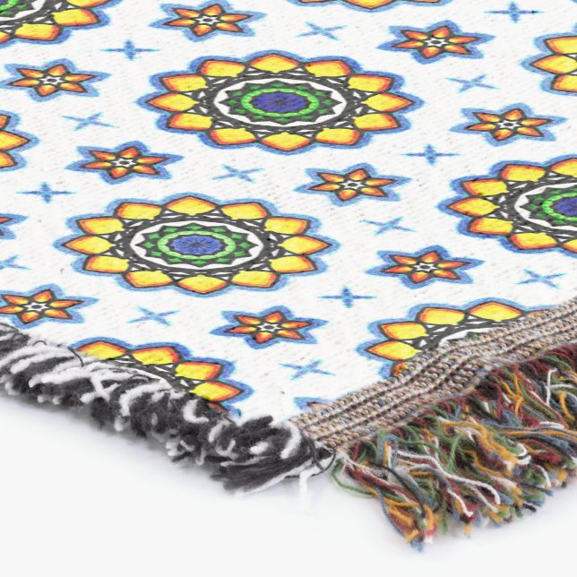 Fleurs et fentes lancer la couverture (Coin)