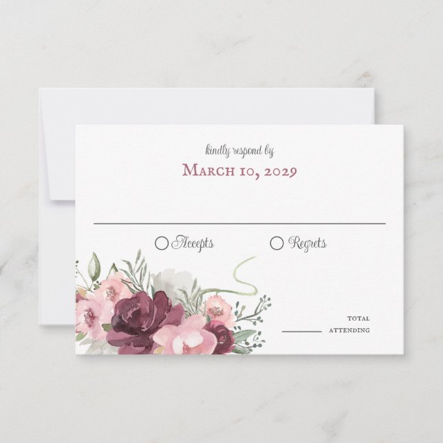 Fleurs et fer à cheval rustiques Invitation bois d (Devant)