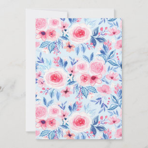 Fleurs et feuilles à l'aquarelle 2