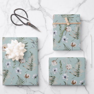 Fleurs et feuilles de fougère Forêt florale botani