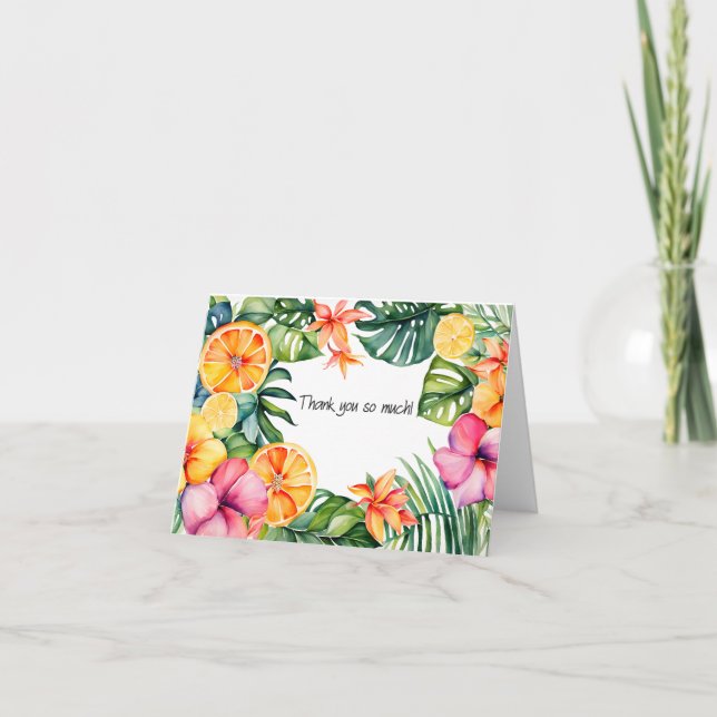 Fleurs et fruits tropicaux Merci (Devant)