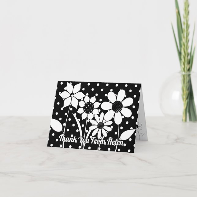 Fleurs et Merci Pois pour adultes (Devant)