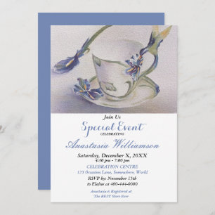 FLEURS ET OISEAUX INVITATION