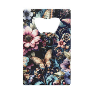 Fleurs et papillons de printemps antiques