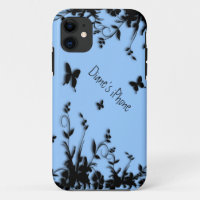 Fleurs et papillons iPhone 5 Coque