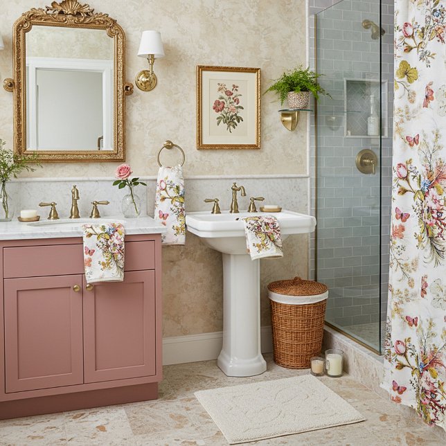 Fleurs et papillons vintage (Créateur téléchargé)