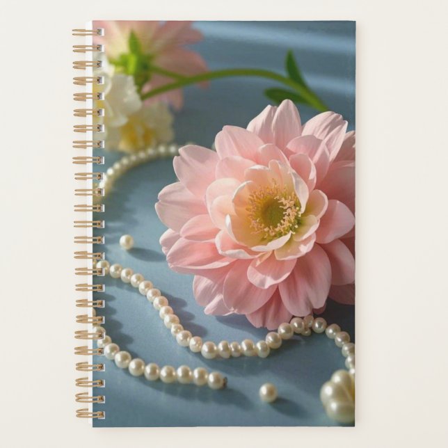 Fleurs et perles élégantes (Devant)